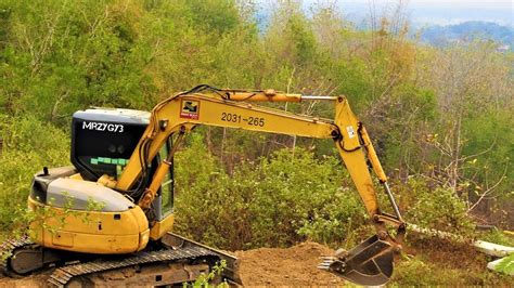 mini excavator clearing land|forestry head for mini excavator.